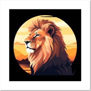 Lion Safari Animal Beauty Nature Wildlife Discovery Posters and Art